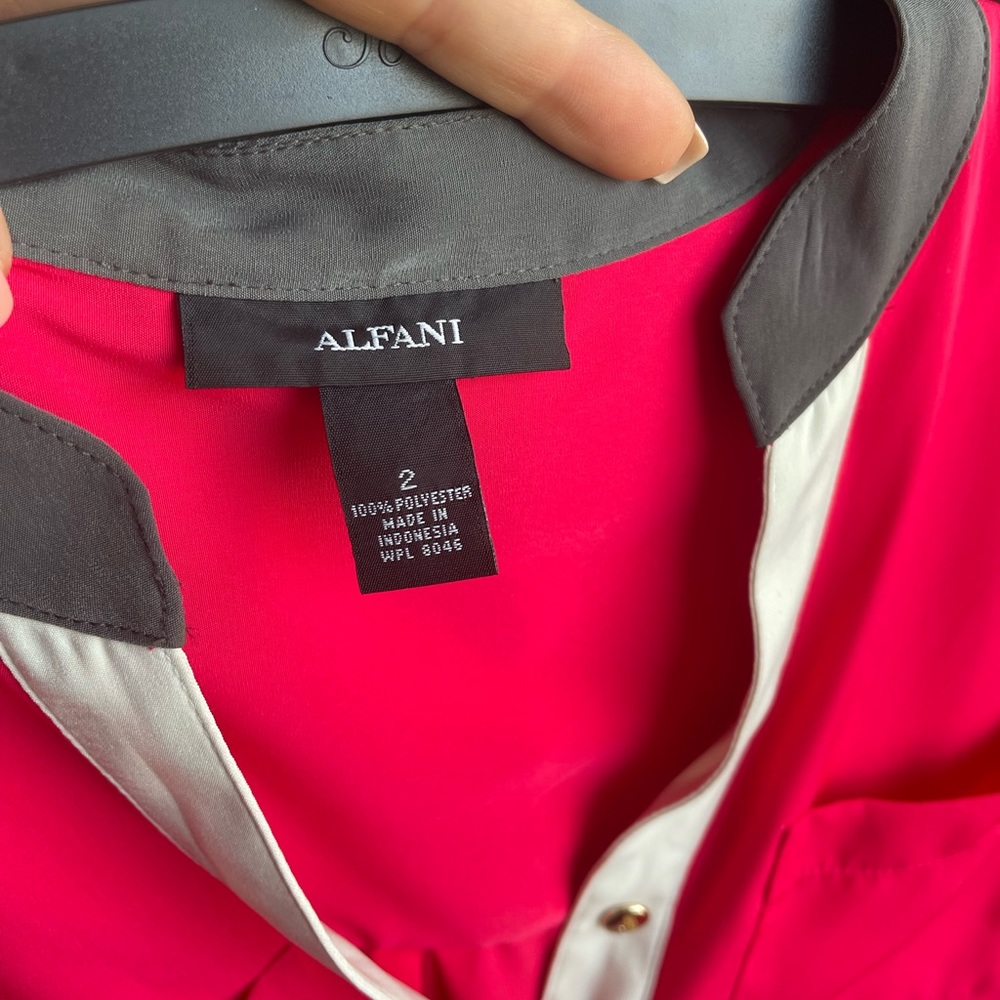 Alfani Button Front Tunic - Picture 4 of 6
